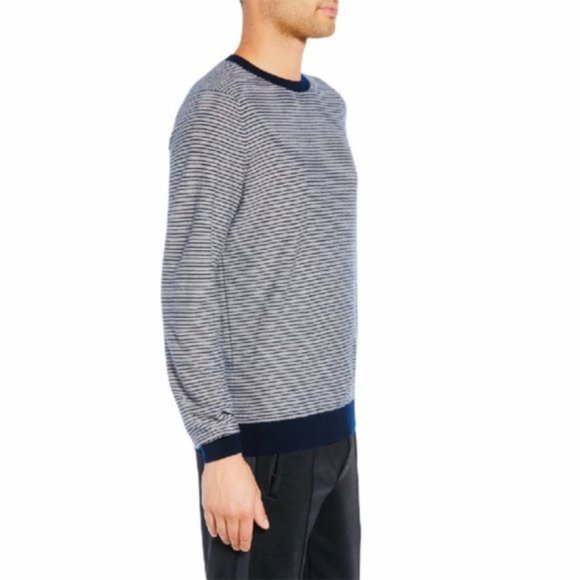 Vince Sweater Striped Wool & Cashmere Size Large - Picture 2 of 5